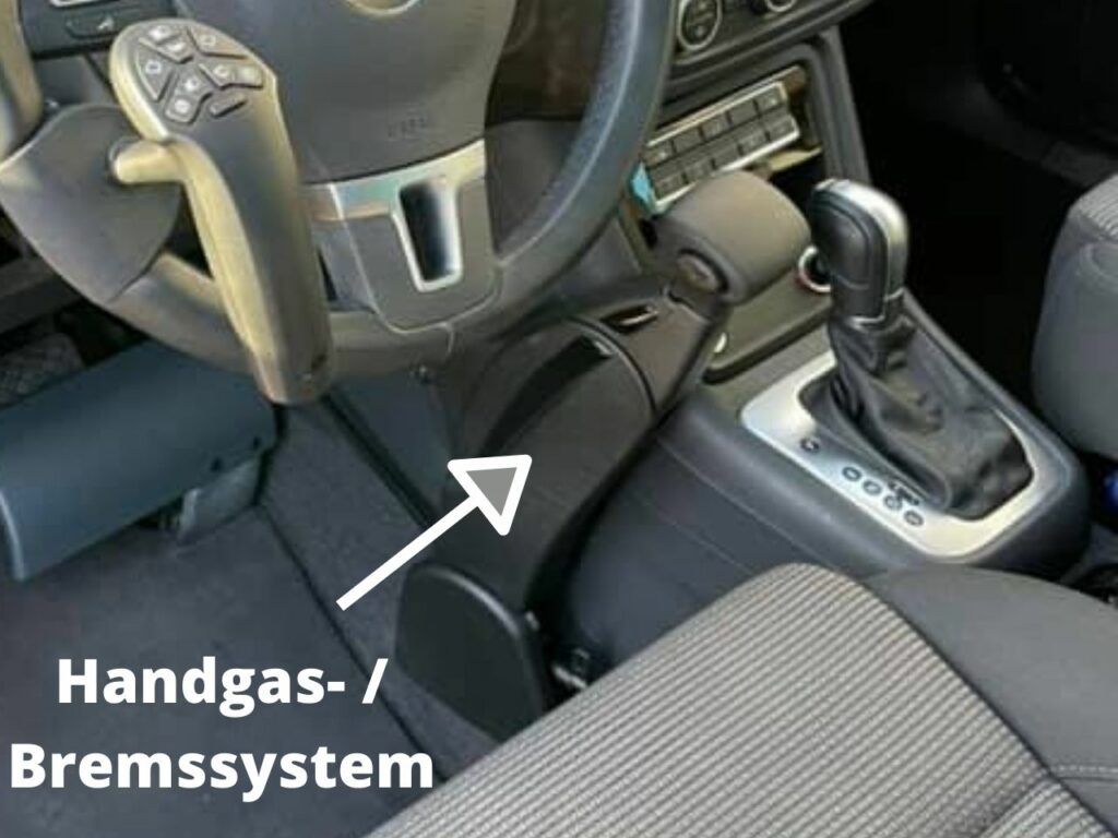 Auto Mit Handgas Und Bremse